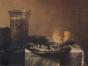 Style life with herring Pieter Claesz